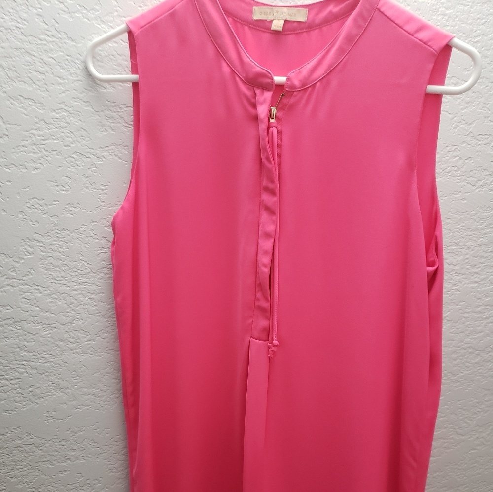 Gibson latimer fuchsia resort dress